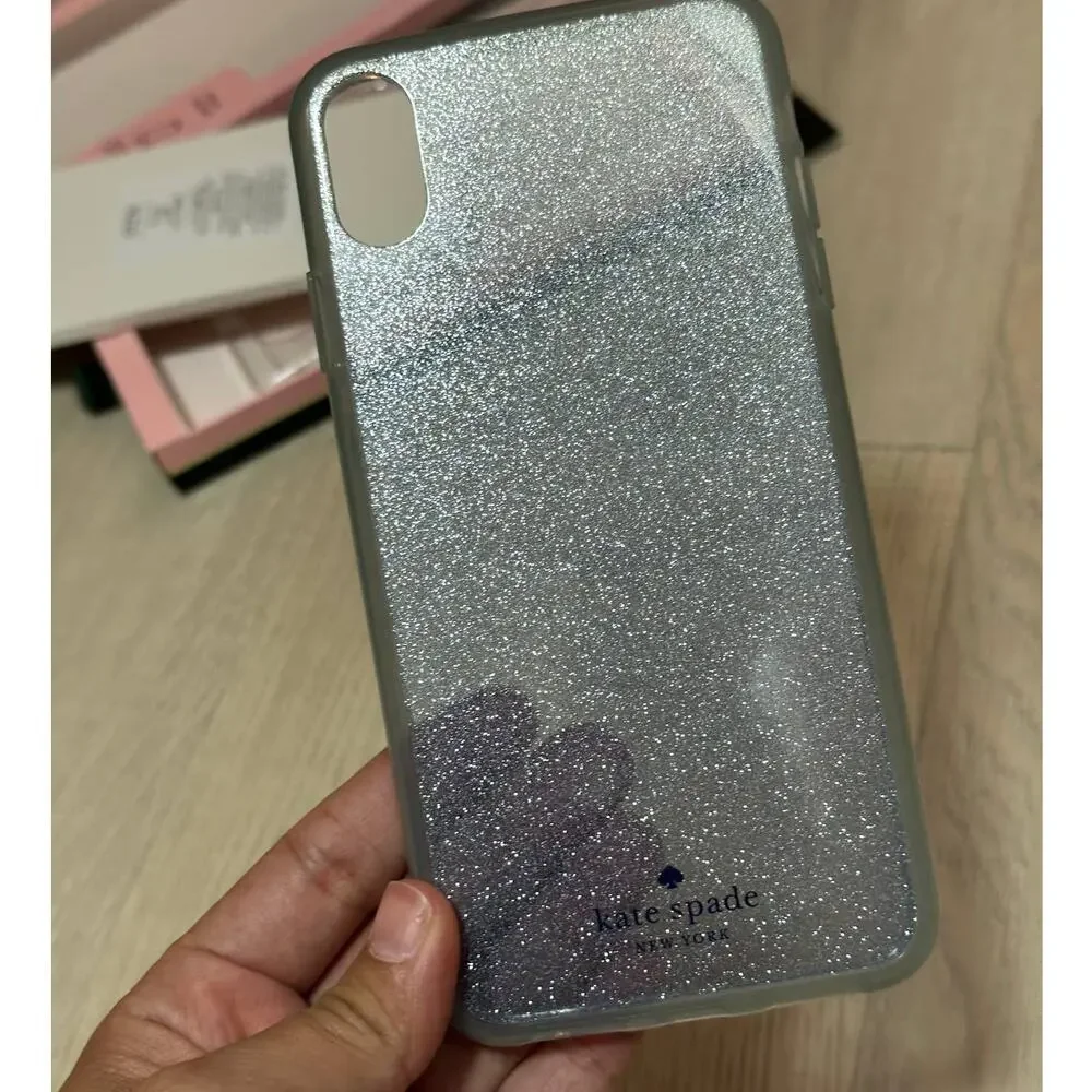 Kate Spade Rainy Day Glitter Ombre Iphone XS Max Iphone Phone Case